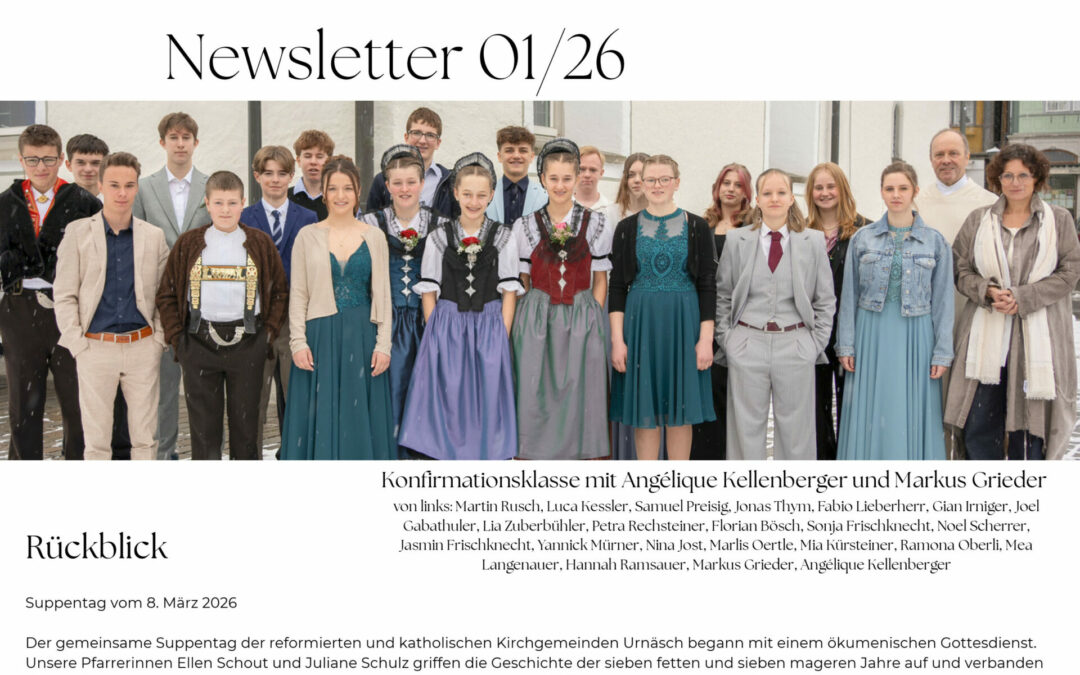 Newsletter 01/26